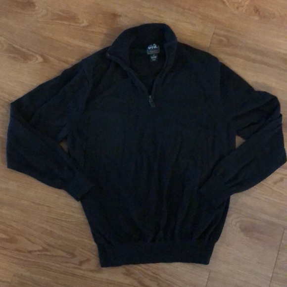 Jos. A. Bank Other - jos. a. banks | men’s black quarter zip sweater